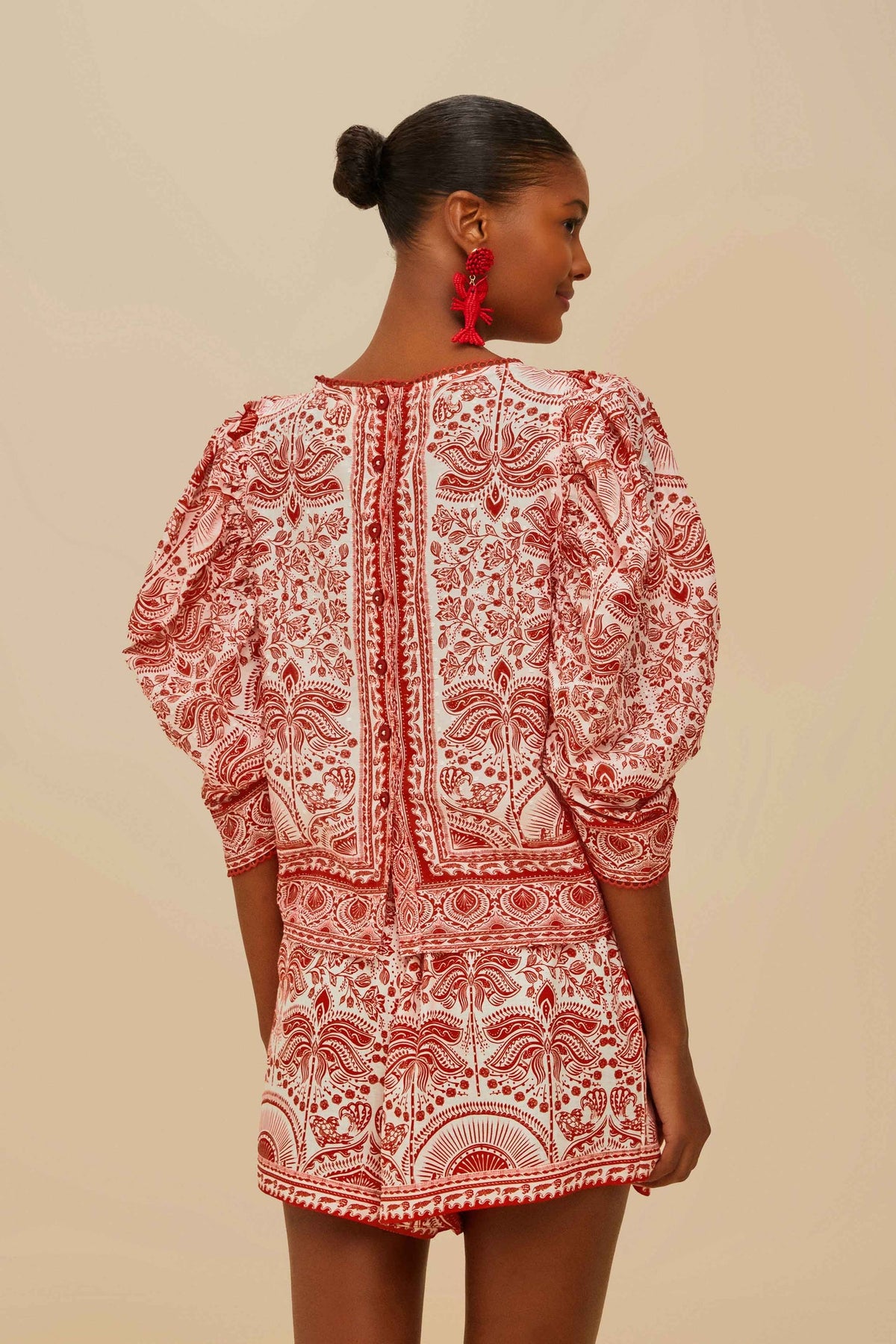 FARM Rio Red River Ride Blouse