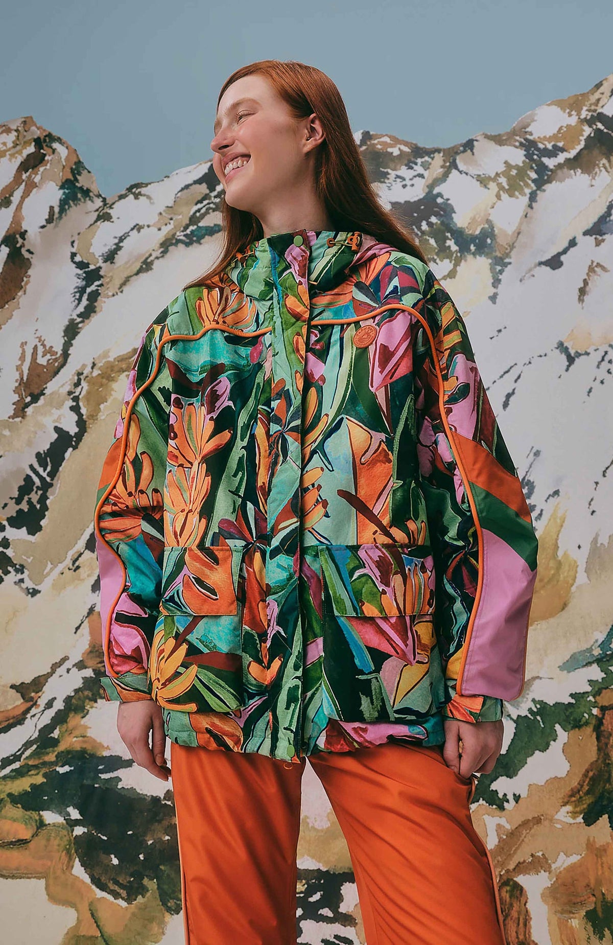 FARM Rio Multicolor Banana Leaves Ski Jacket